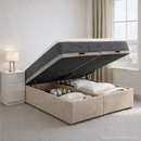 Solid Gas Lift Divan Ottoman Base (No Headboard)