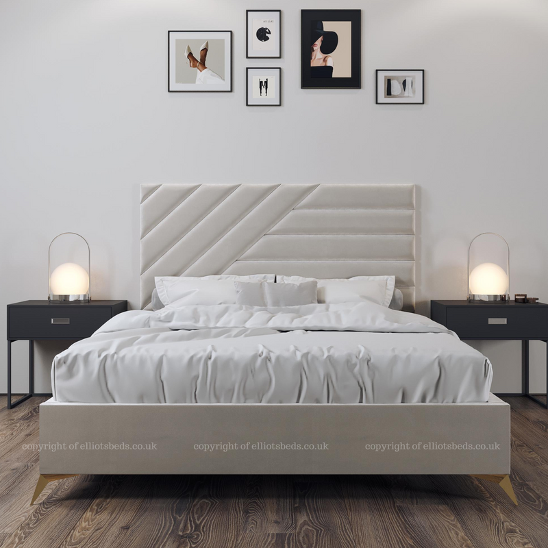 Brooklyn Bed with Ottoman Storage Option