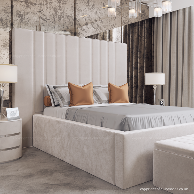 Santorini Bed with Ottoman Option