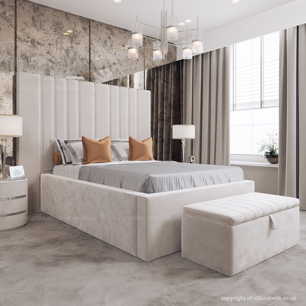 Santorini Bed with Ottoman Option