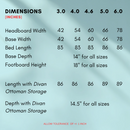 Belgravia Bed with Ottoman Option