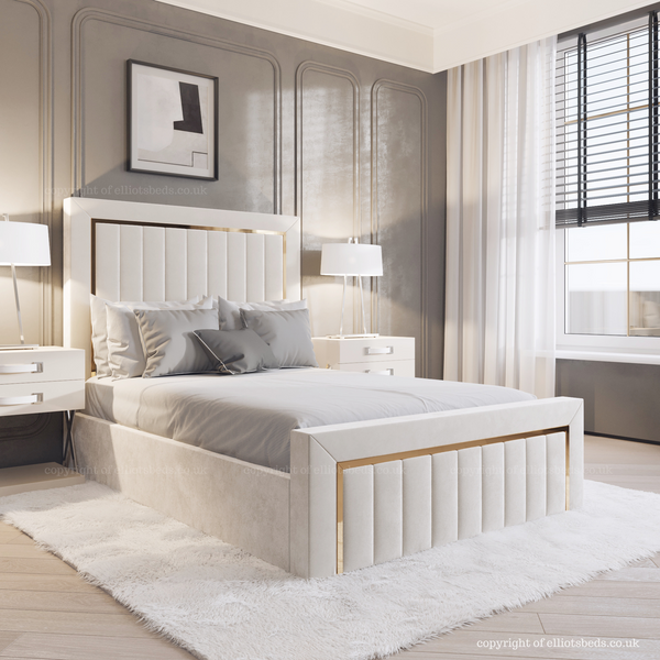 Zurich Bed with Ottoman Storage Option