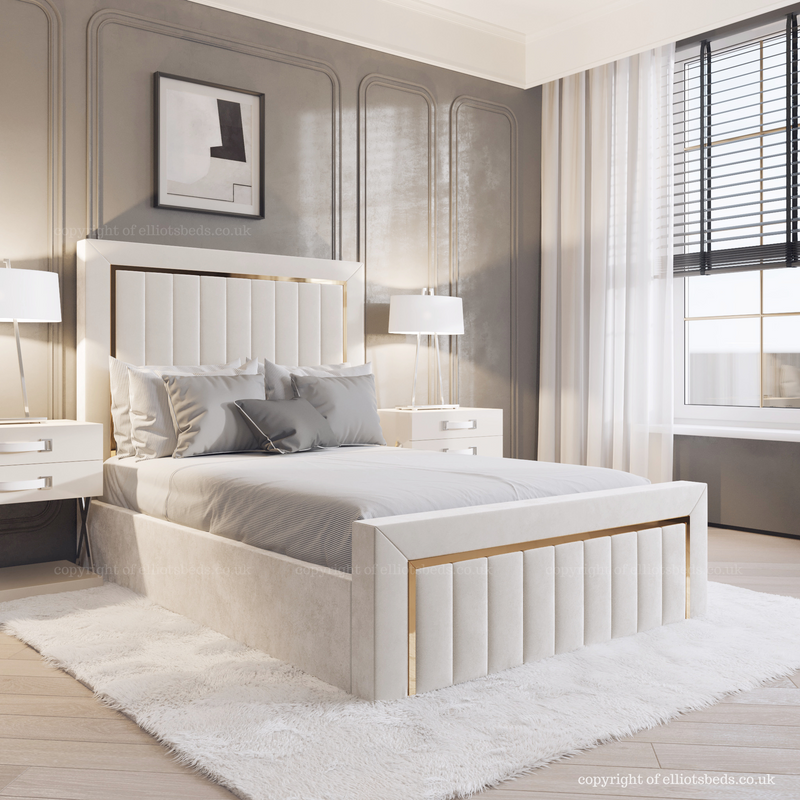 Zurich Bed with Ottoman Storage Option