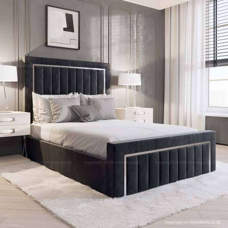 Zurich Bed with Ottoman Storage Option