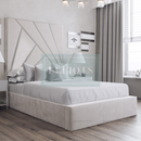 Glimmer Bed with Ottoman Option