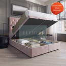 Paris Divan Bed with Storage Options + Floor-standing Headboard