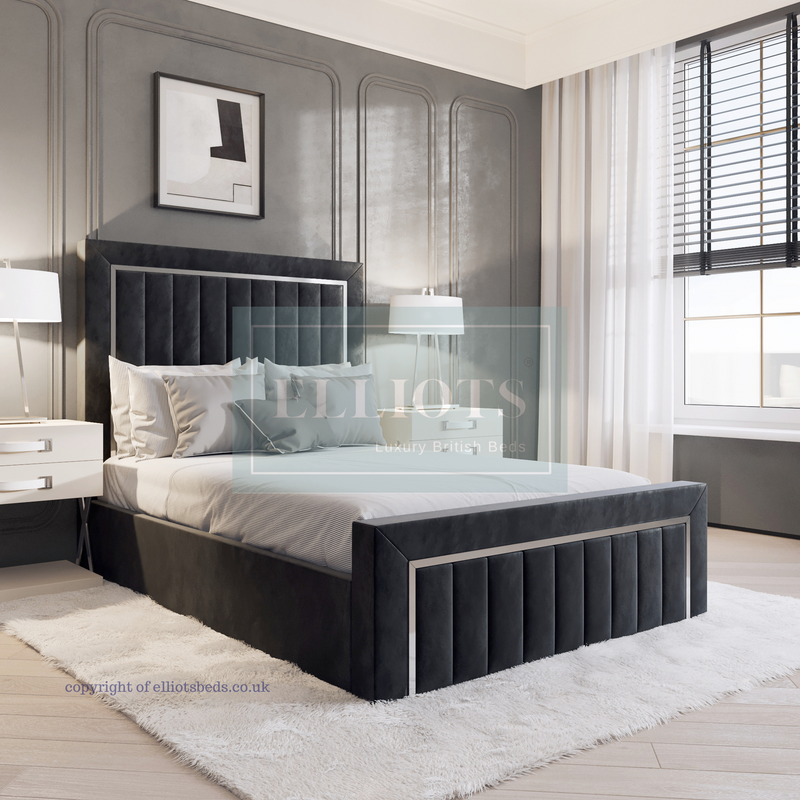 Zurich Bed with Ottoman Storage Option