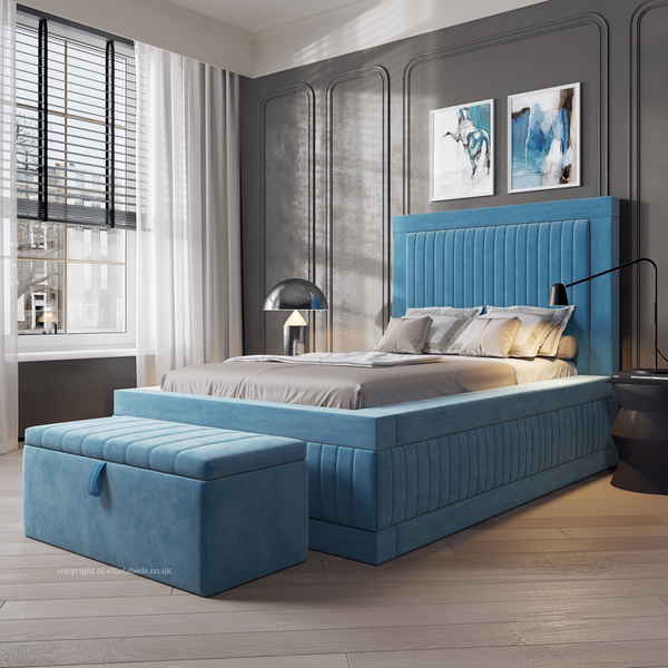 Majestic Bed with Ottoman Option